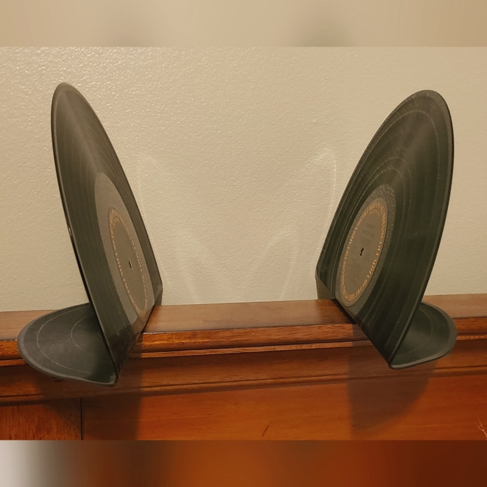 Vinyl record book ends or shelfs